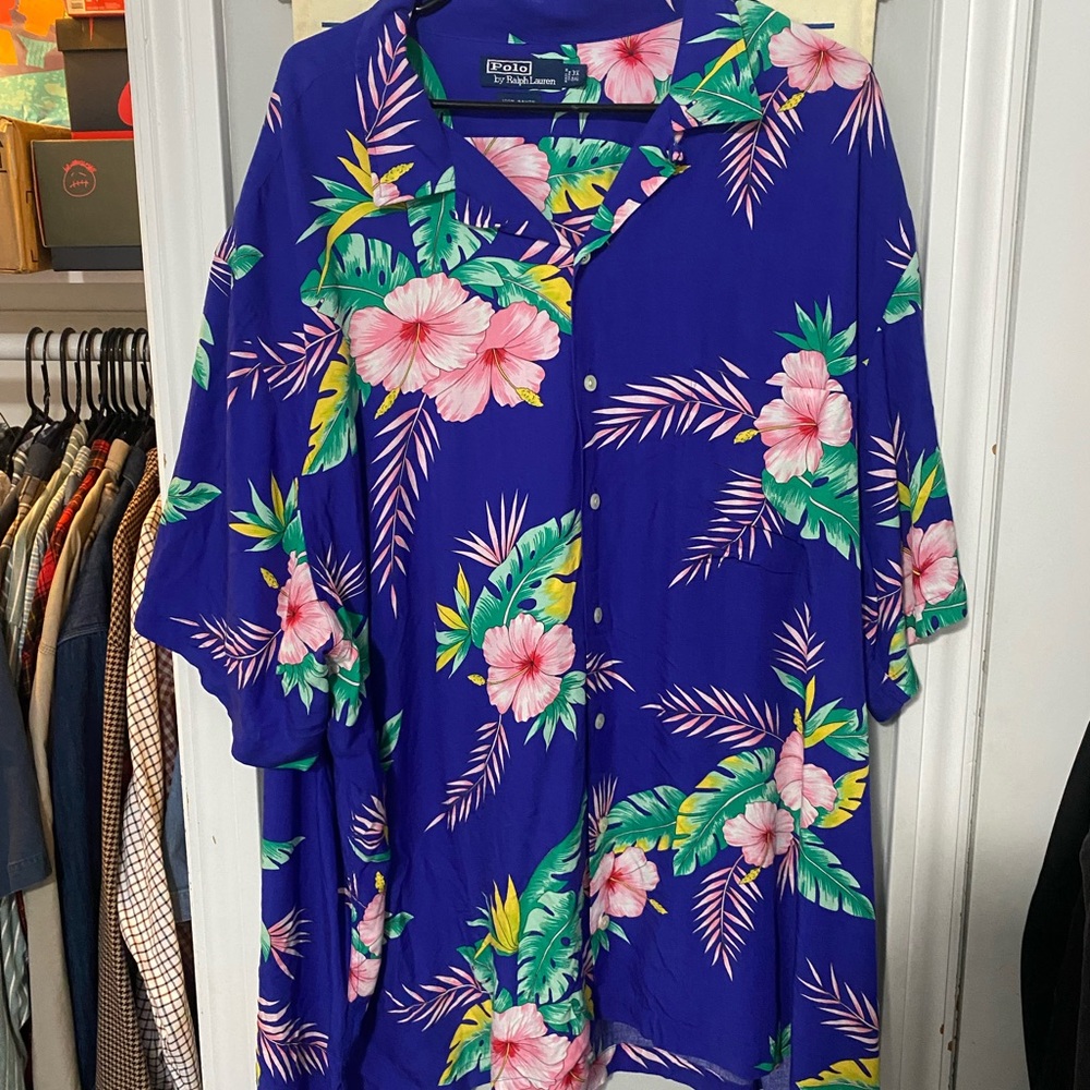 Polo Ralph Lauren Camp Collar Hawaiian Shirt 3XB